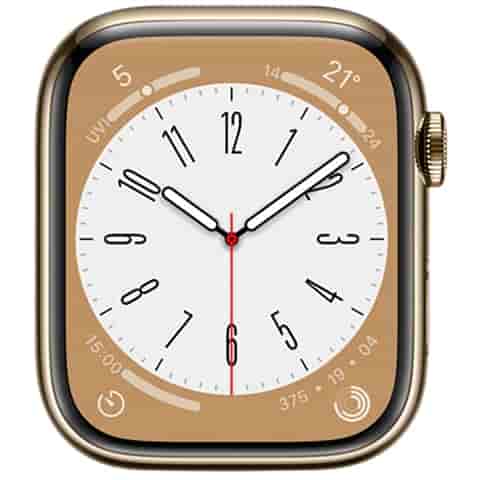 Watch Series 8 (Cel) NO STRAP Gold Stainless Steel 45mm Grade Good Used