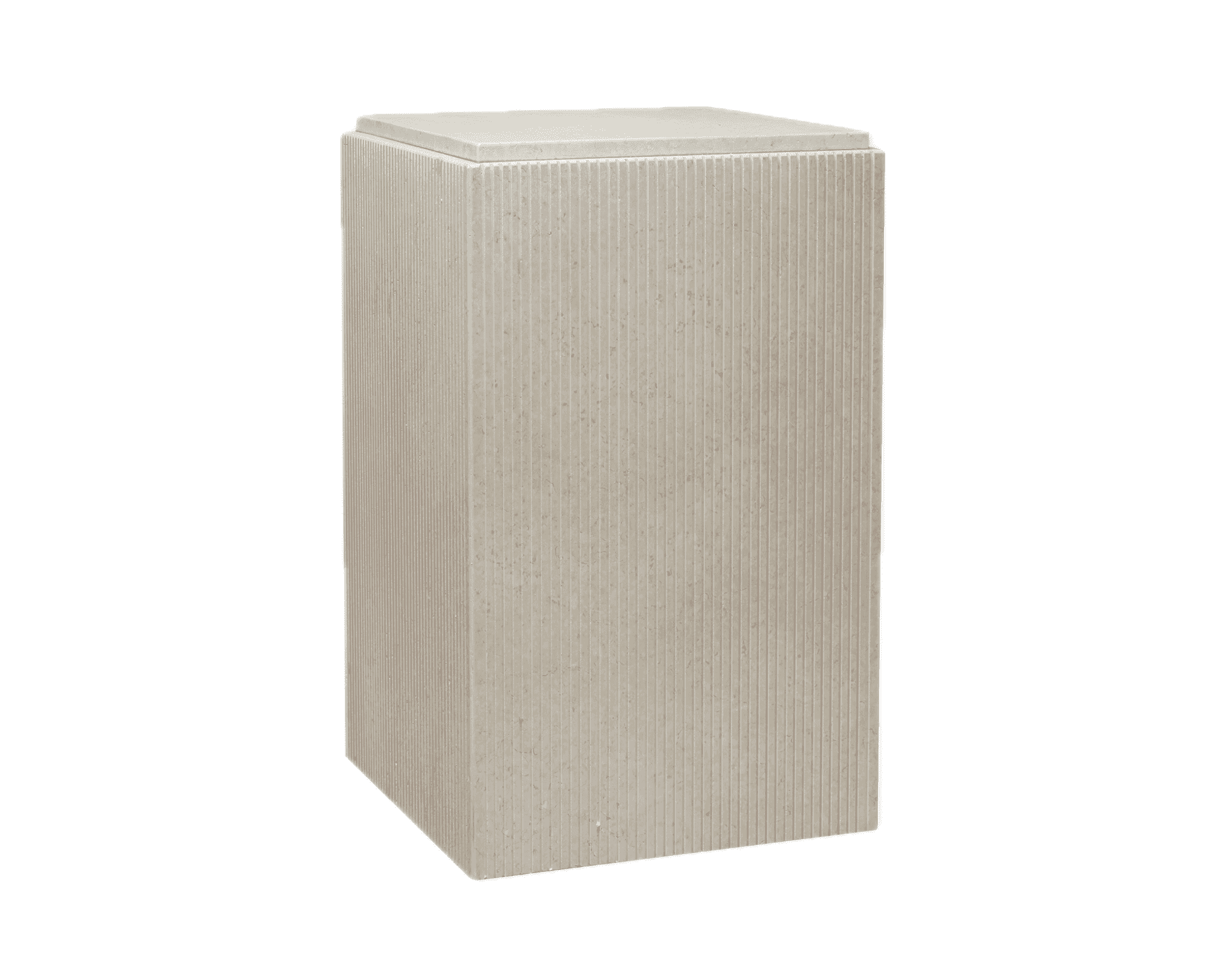 Ruth & Joanna Block sidobord beige marmor