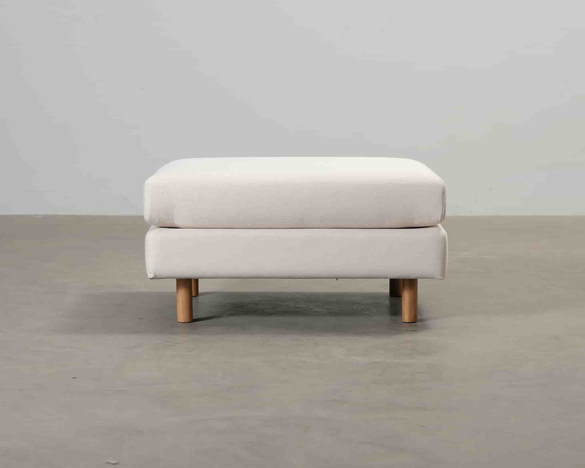 Sofacompany Dylan fotpall naturvit