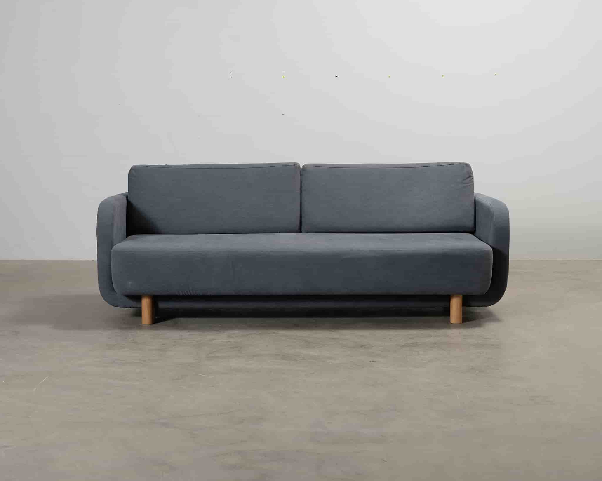 Sofacompany Clara 3-sits bäddsoffa gråblå