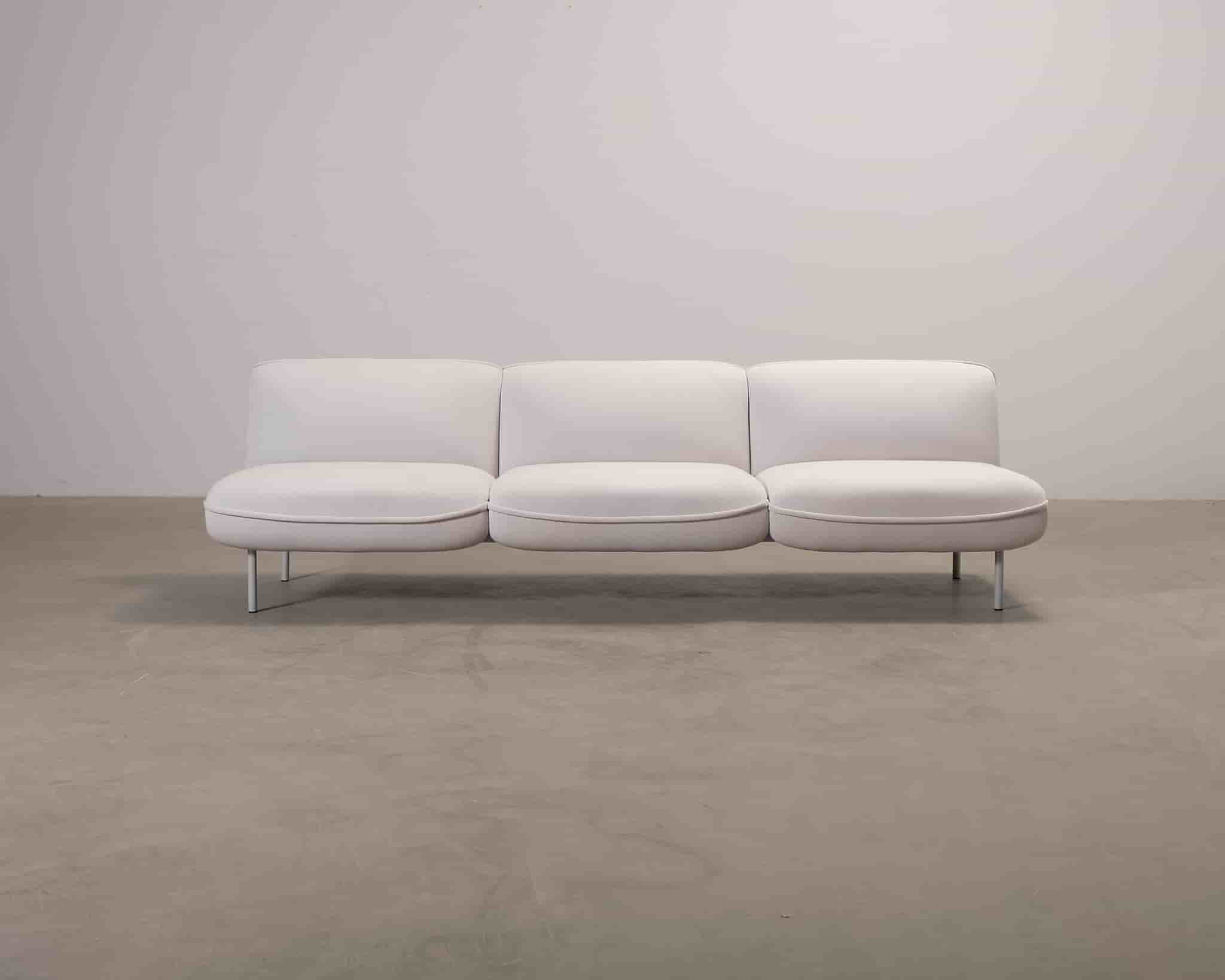 3-sits soffa ljusgrå