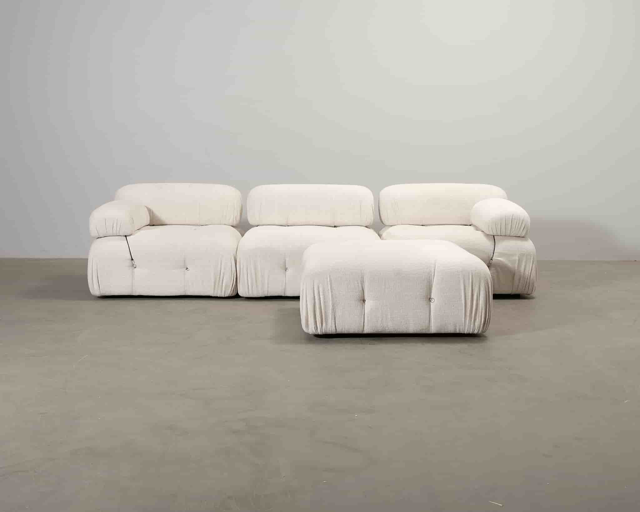 Bengul 3-sits modulsoffa ljusbeige