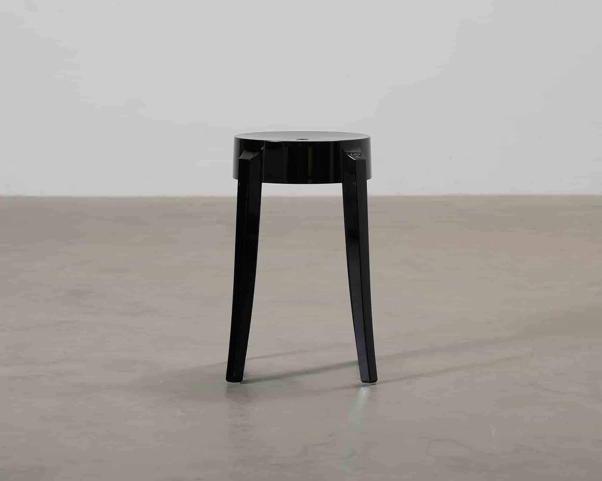 Kartell Charles Ghost stol svart