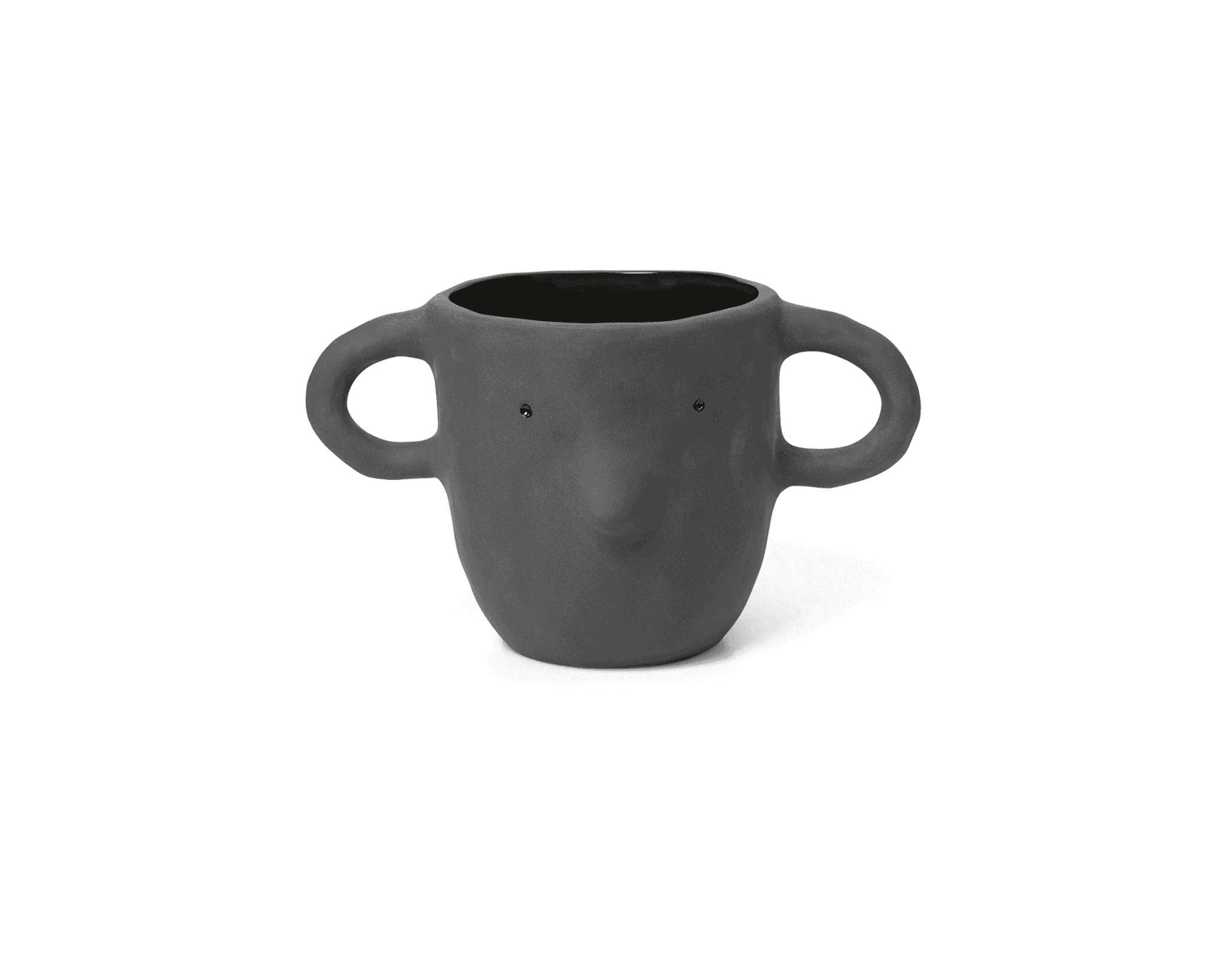Ferm Living Mus XL kruka mörkgrå