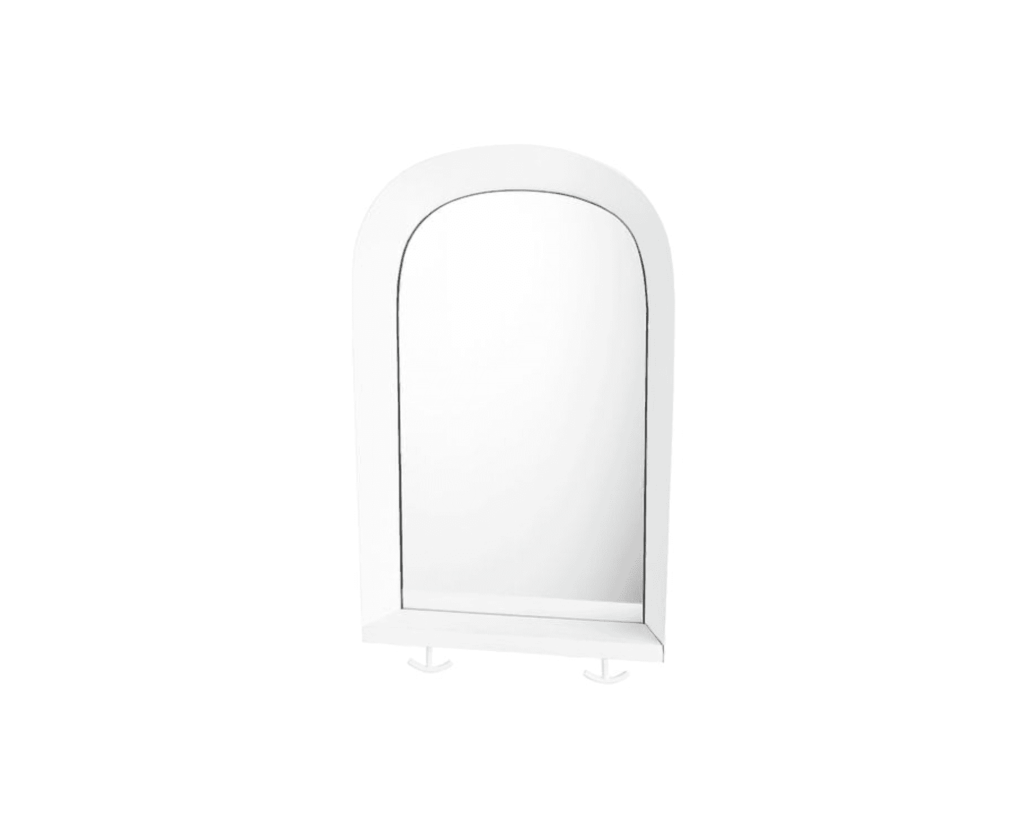 Nofred Portal spegel vit