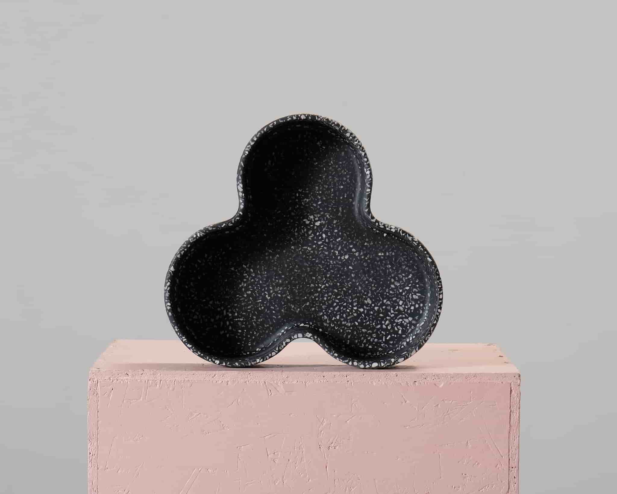 Humdakin Pisa Terrazzo Bowl skål svart 32 cm