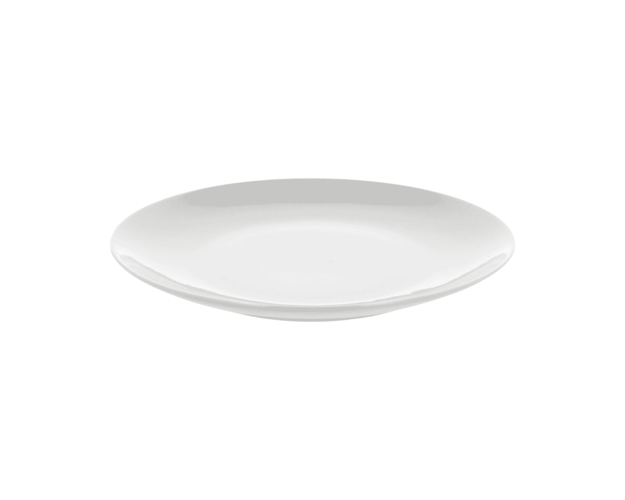 Pillivuyt Eventail tallrik ø 28 cm vit, set om 6