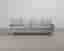 DUX Fire 2,5-sits soffa grå