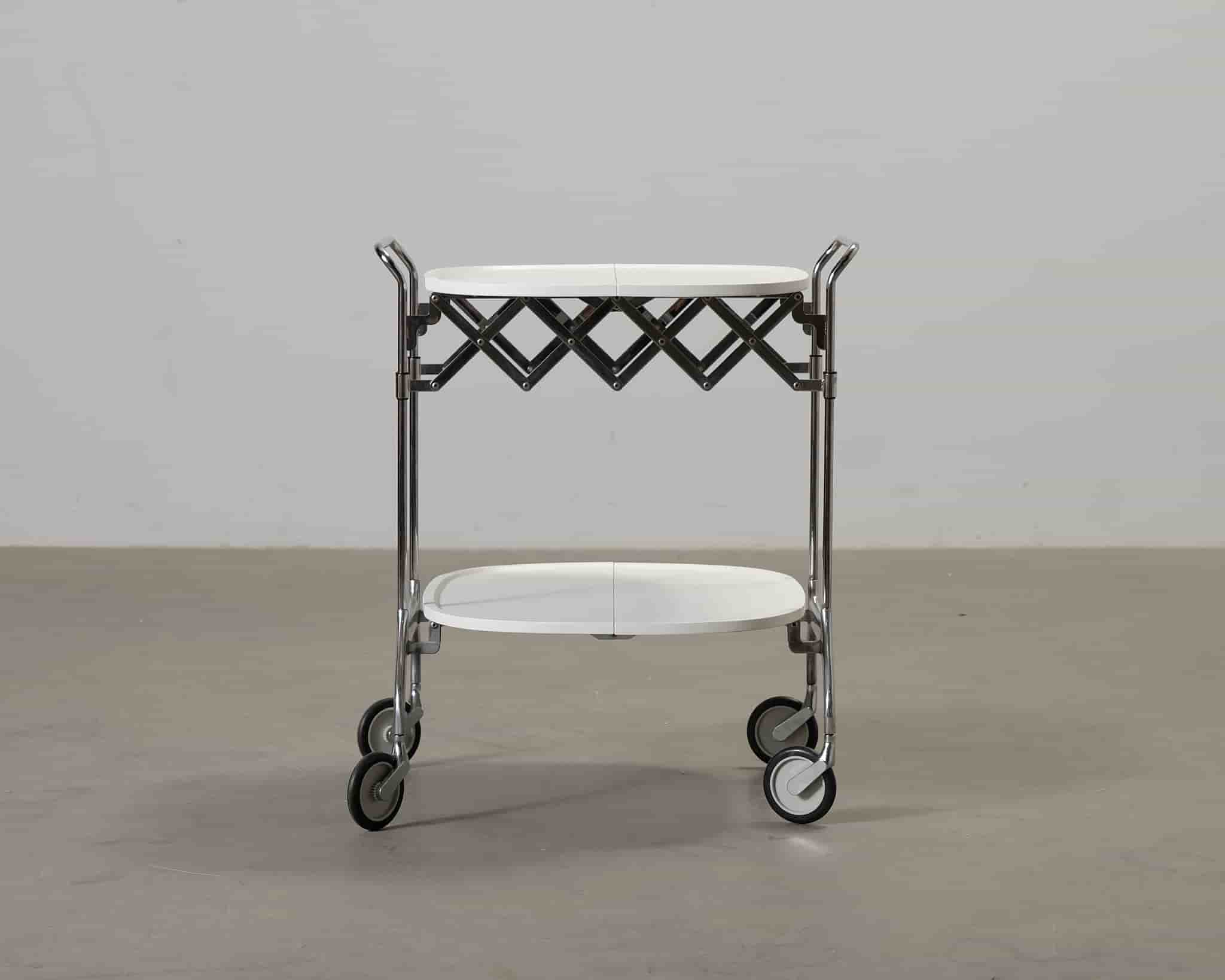 Kartell Gastone Serveringsvagn Cream