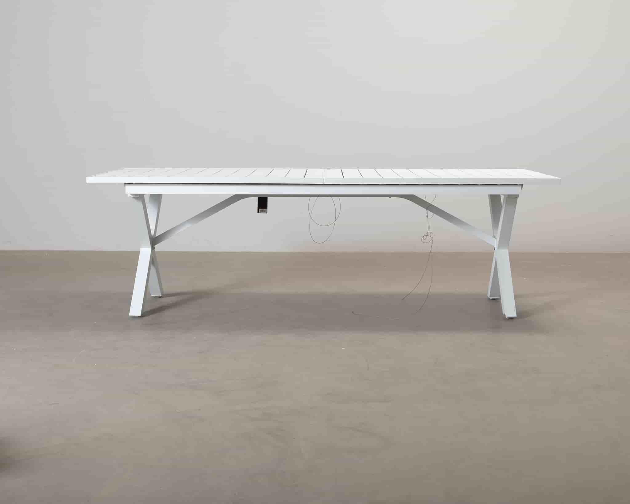 Brafab Hillmond trädgårdsbord 238 cm vit