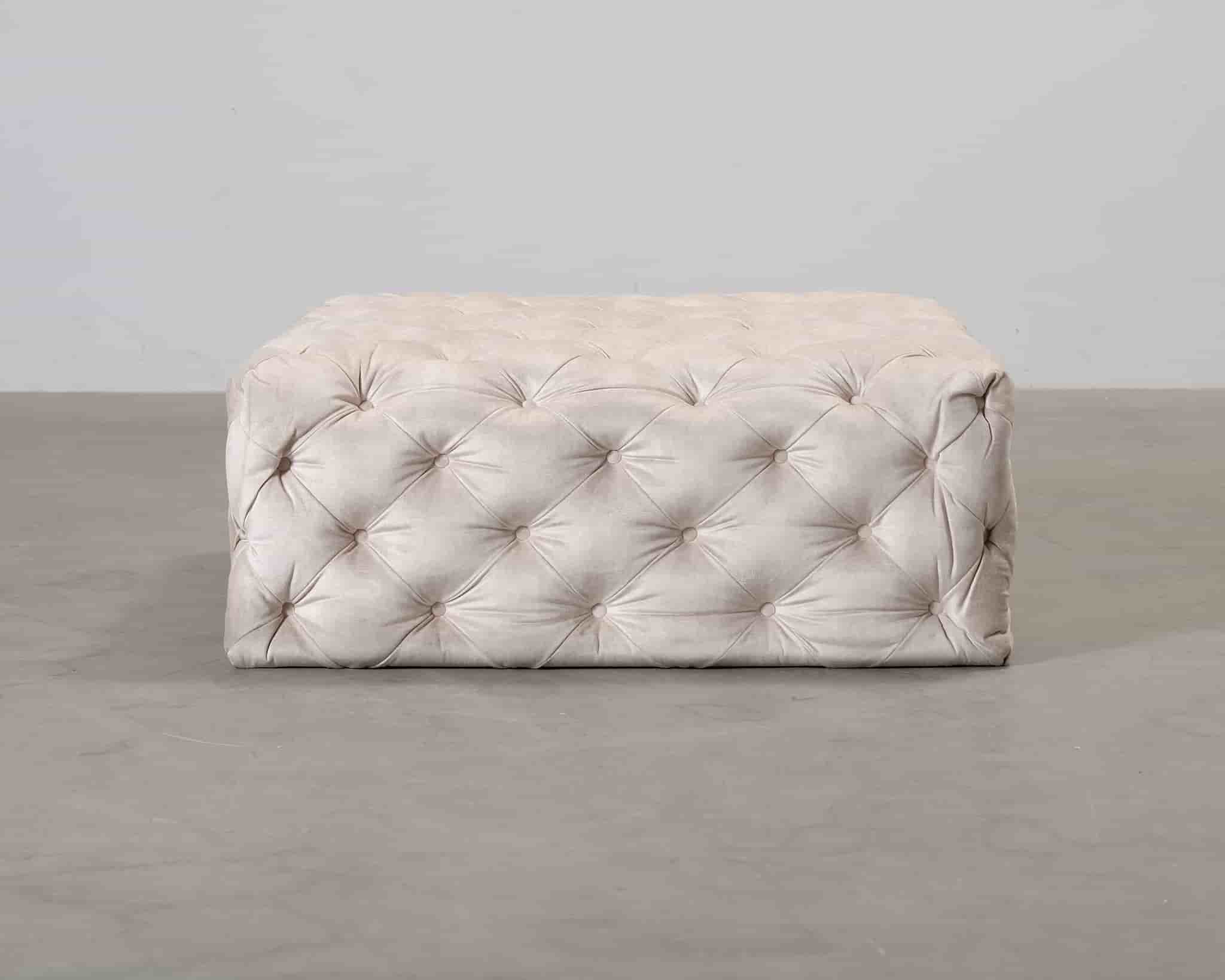 Windsor & Co fotpall beige