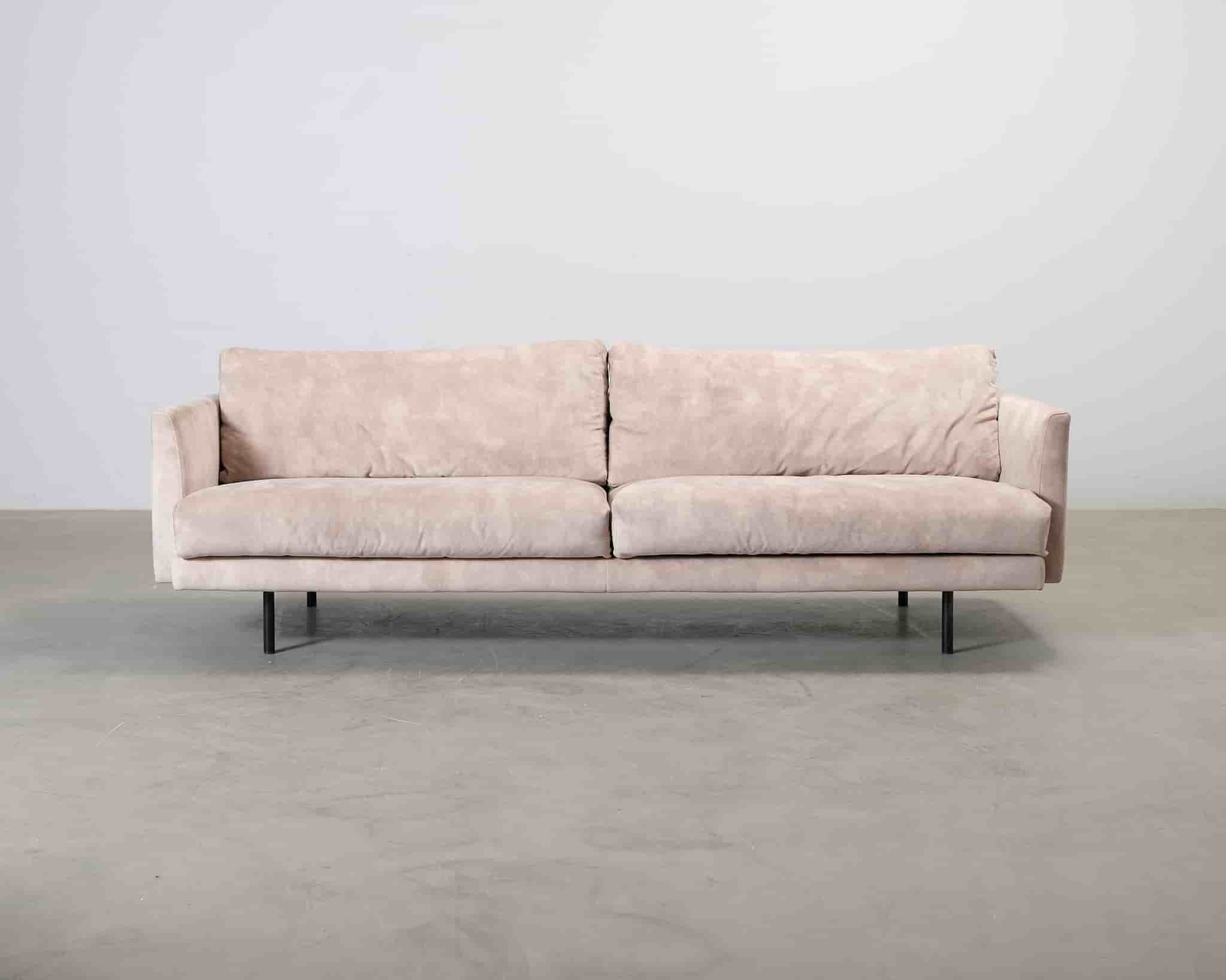 Asko Neiser Bogart 3-sits soffa ljusbeige.