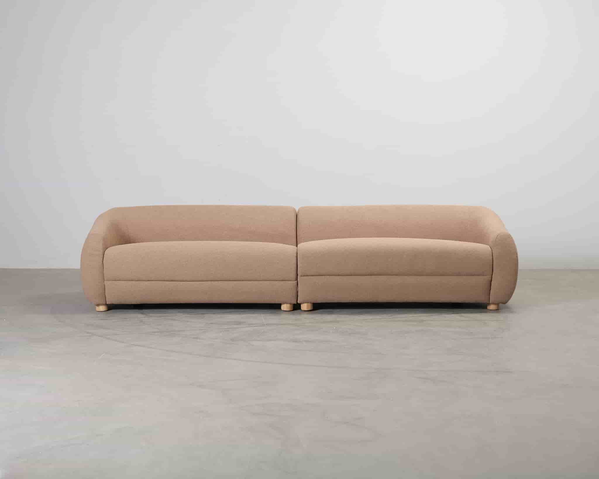 Axelfors 4-sits soffa brun