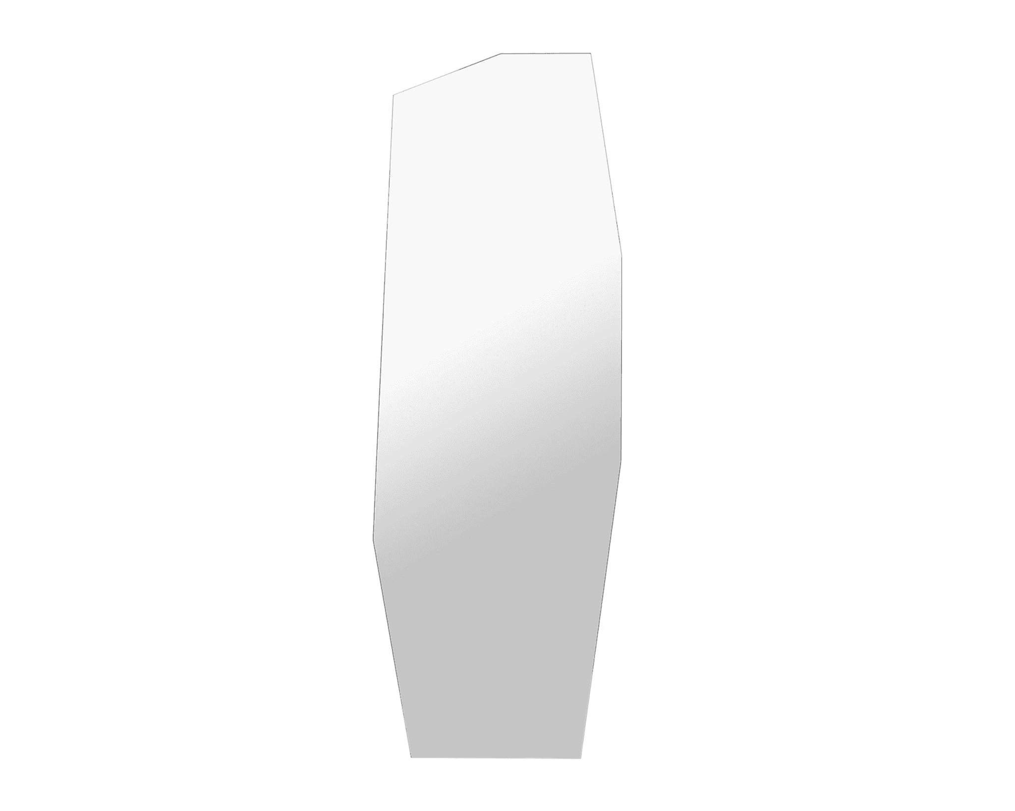 Ferm Living Shard spegel 58 x 165 cm svart