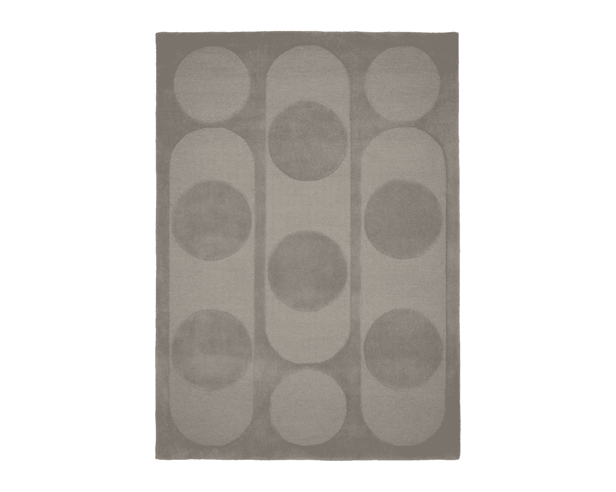 Linie Design Orb Alliance wool rug 140 x 200 cm grey