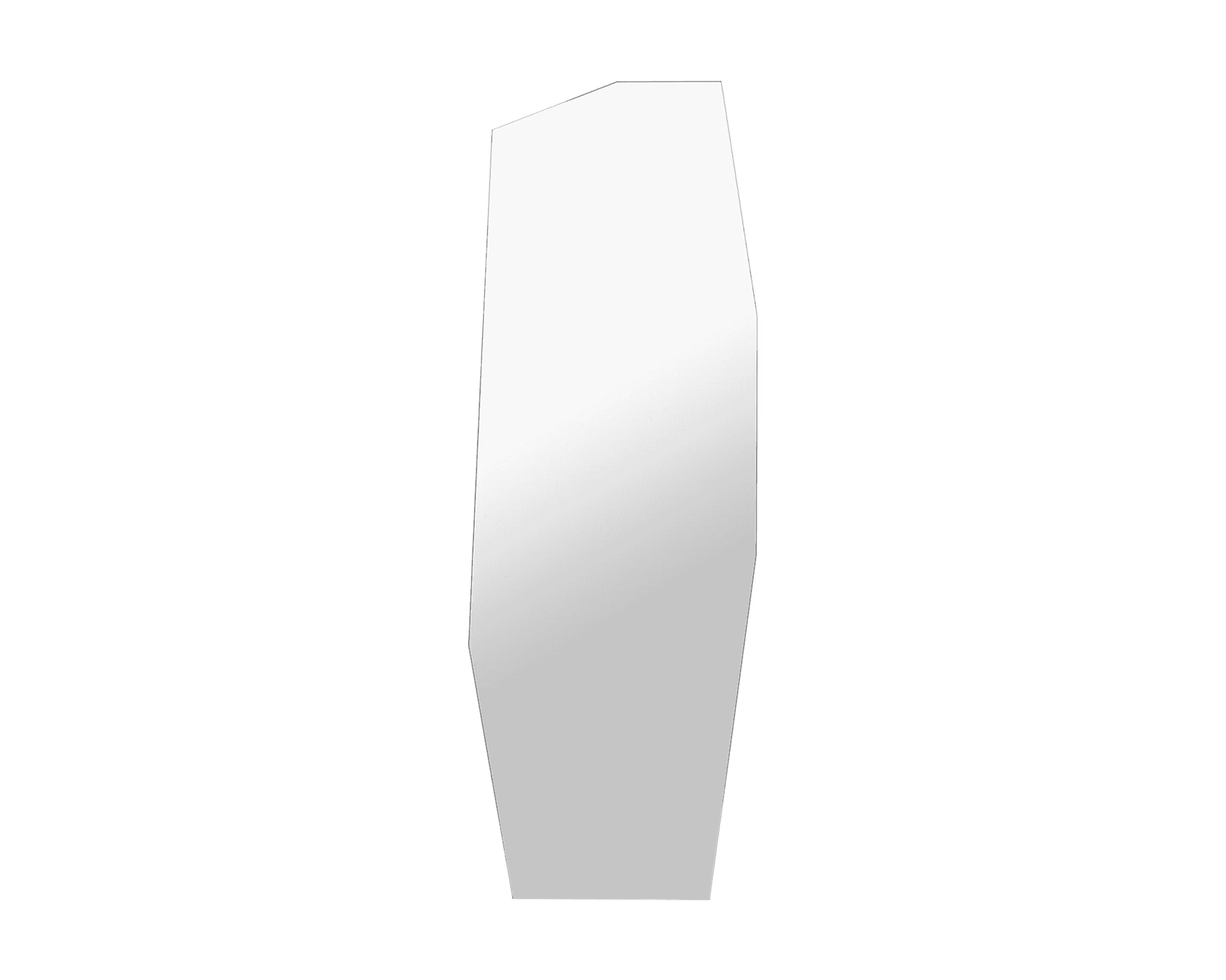 Ferm Living Shard spegel 58 x 165 cm svart
