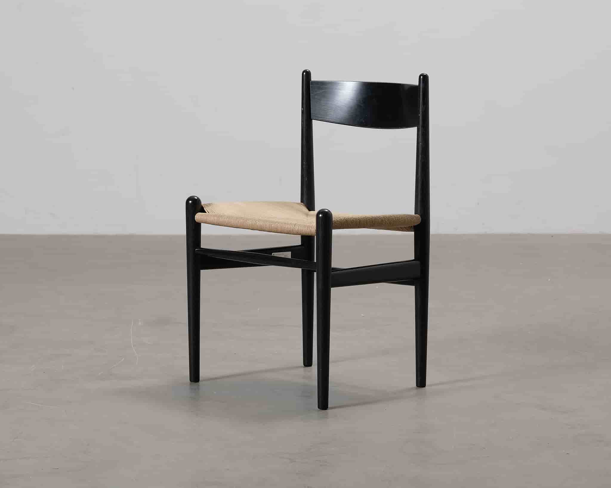 Carl Hansen & Søn CH36 stol svart