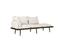 Umage Lounge Around 3-sits soffa mörkbetsad ek / White Sands
