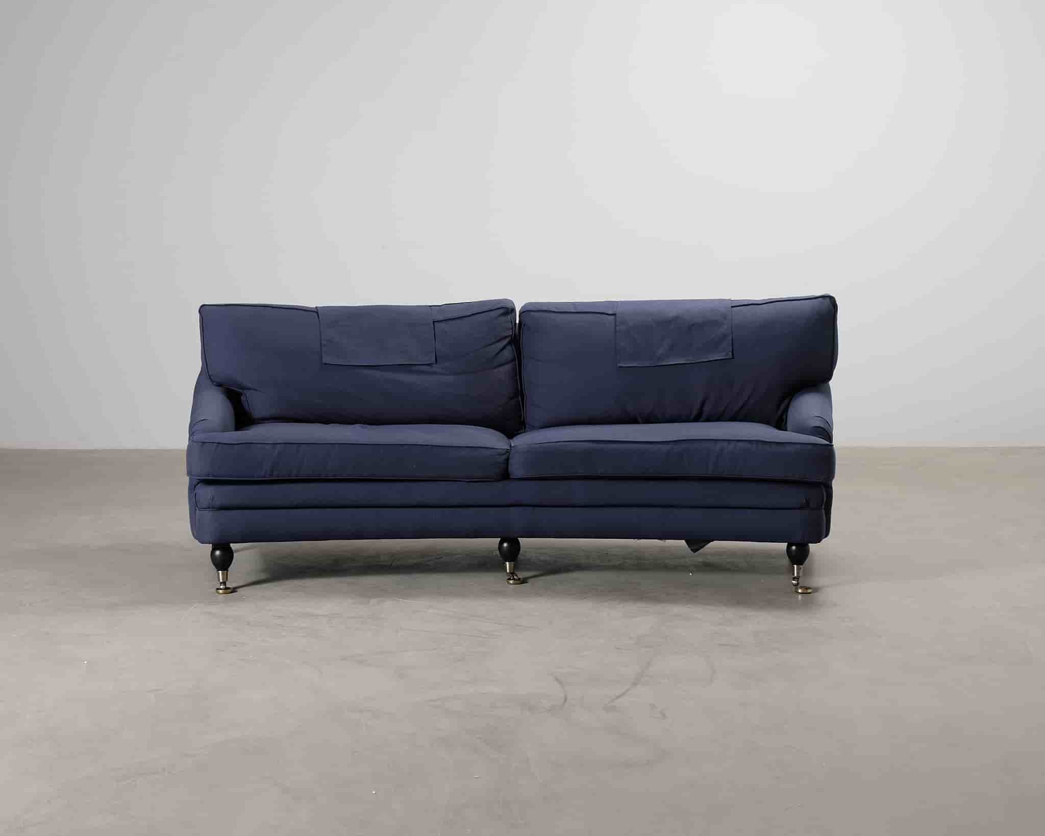 Newport Howard Classic 2,5-sits soffa blå