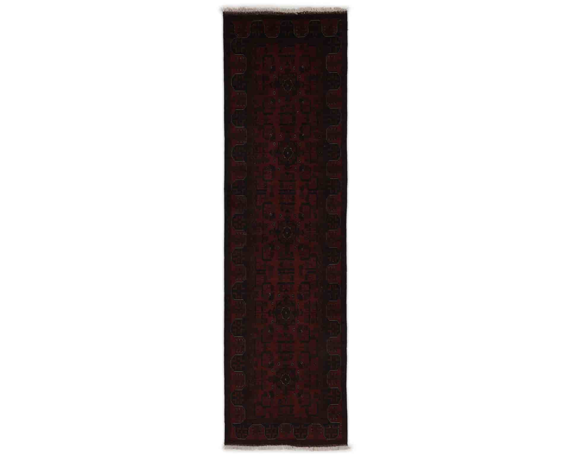 Old Afghan orientalisk matta 83 x 288 cm