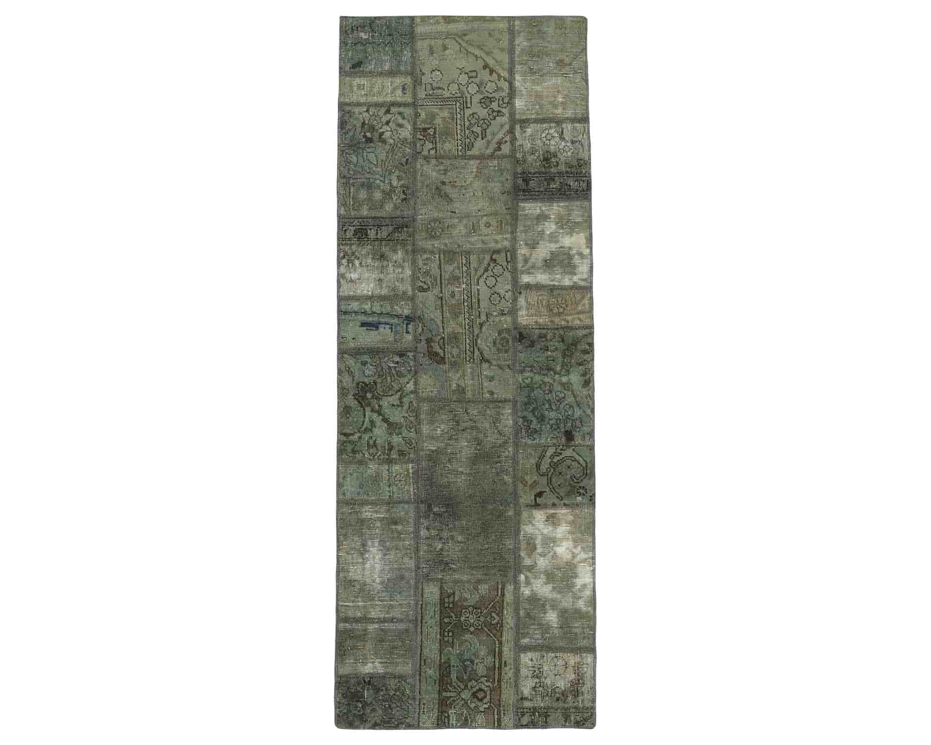 Vintage Patchwork orientalisk matta 75 x 203 cm