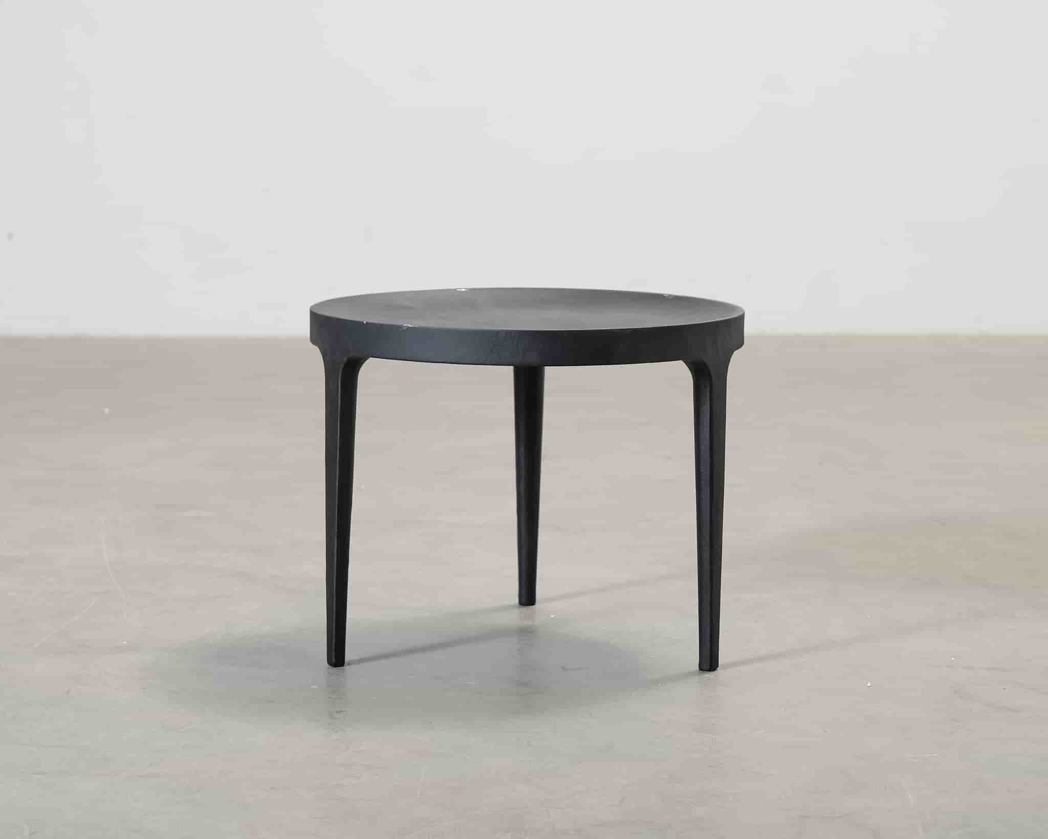 NORR11 Ghost ø 50 cm sofabord svart