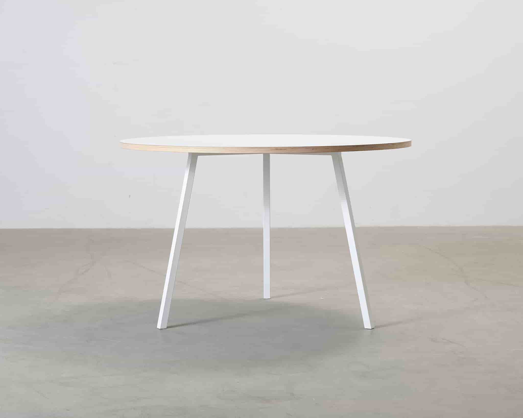 HAY Loop Stand matbord ø 120 cm vit