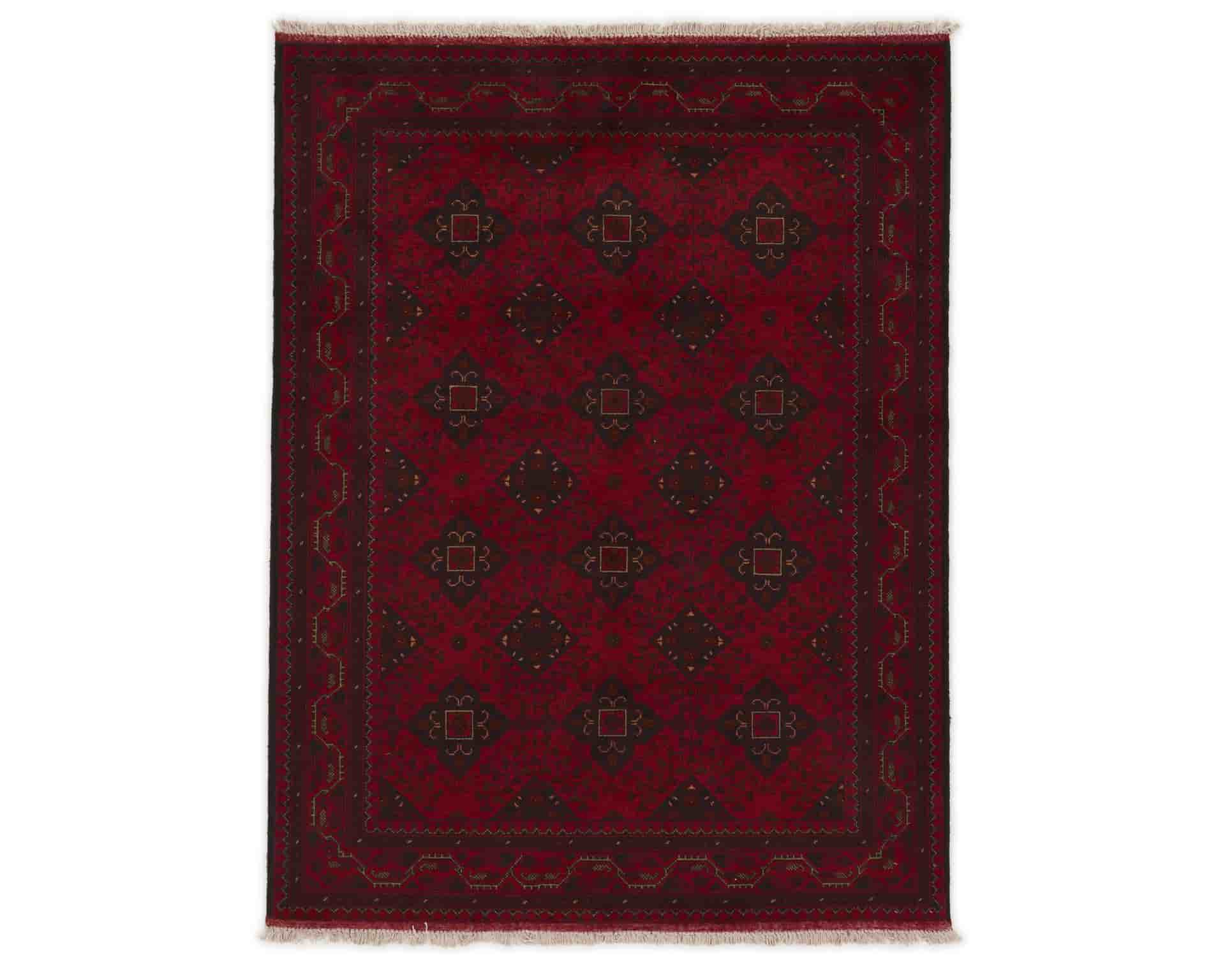Old Afghan orientalisk matta 149 x 194 cm