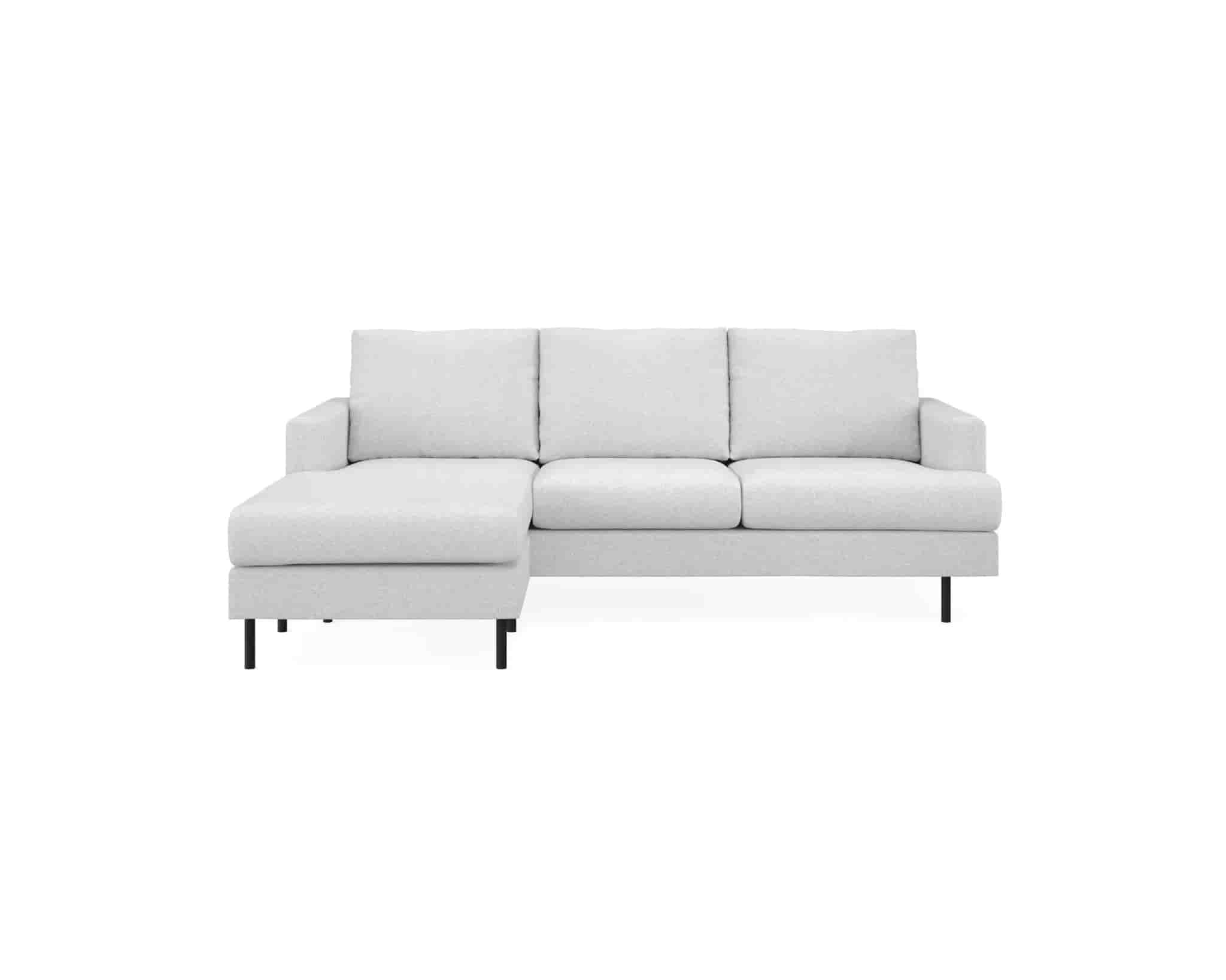 Menard 3-sits divansoffa ljusgrå