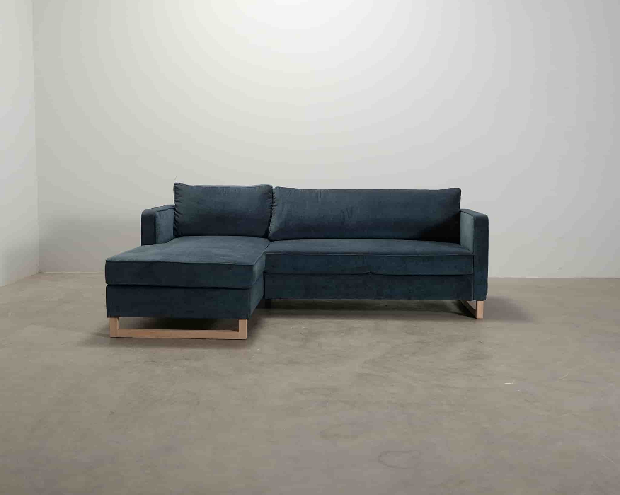 Sofacompany Madison 3-sits bäddsoffa med divan blå