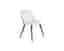 Velvet Deluxe matstol vit, set om 2