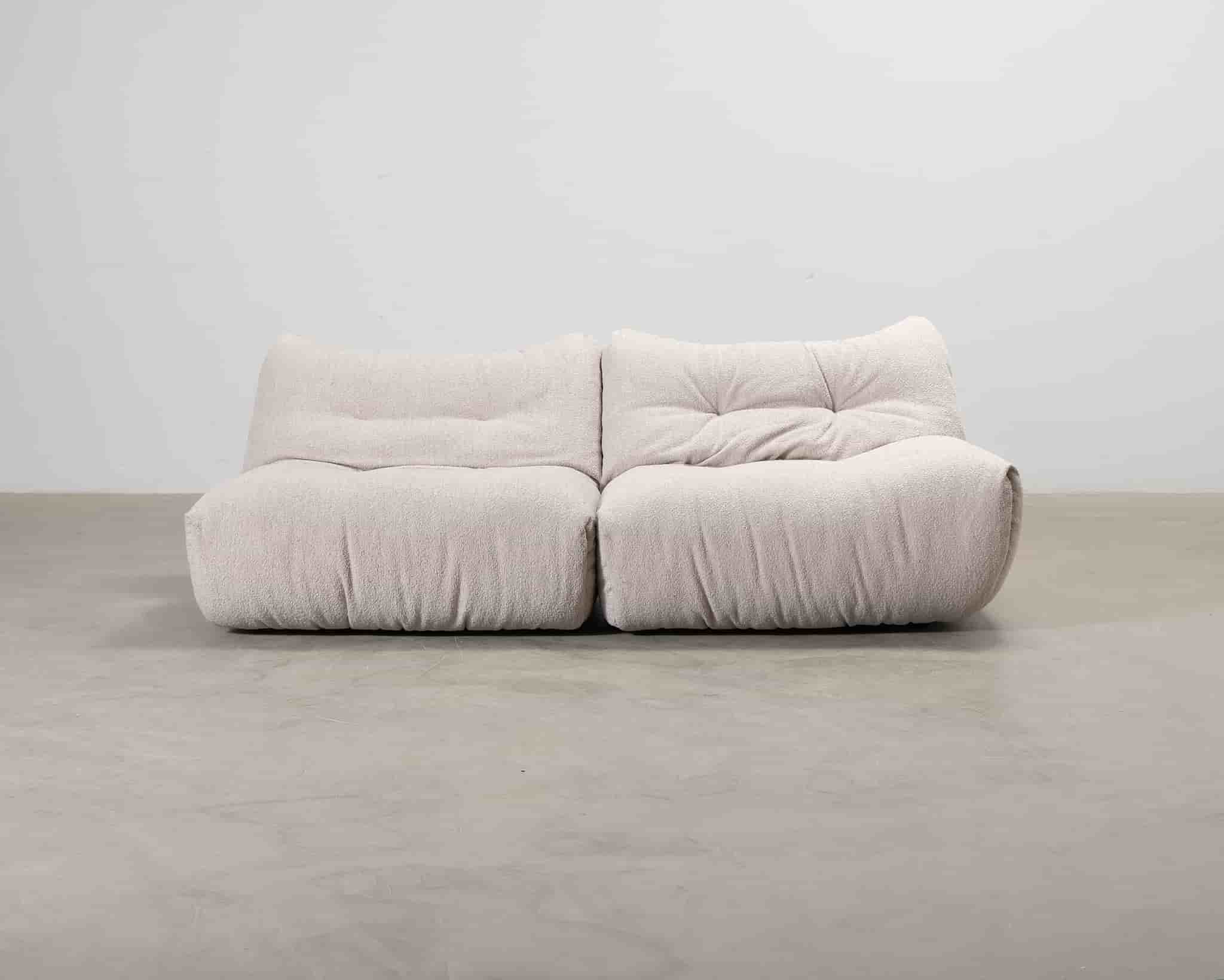Decotique Mono 2-sits modulsoffa Clay Beige