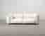 Layered Lotta Agaton 2-sits soffa naturvit