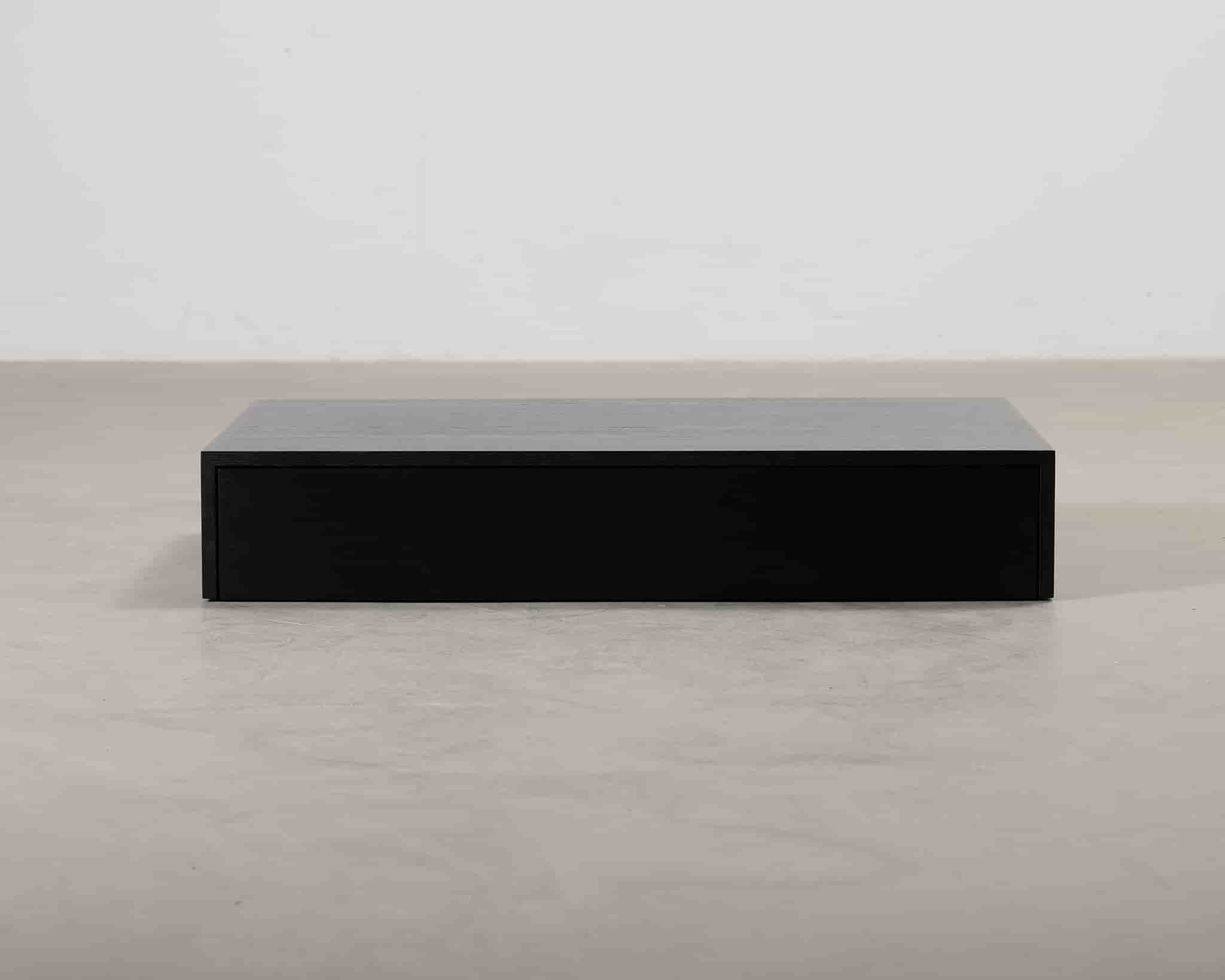 New Works Mass soffbord med låda svart