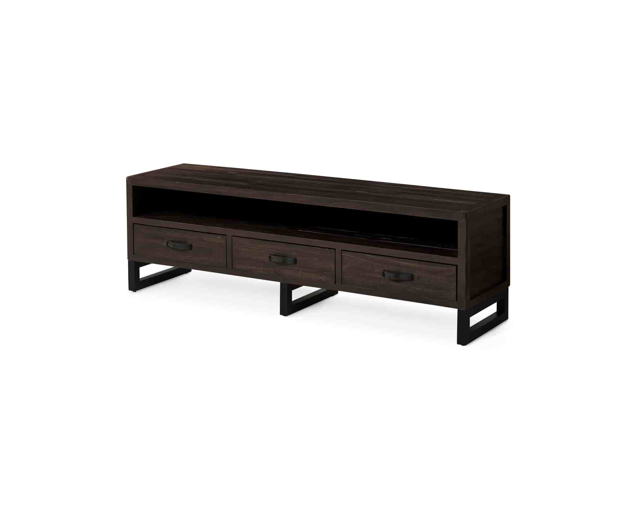 Mio Woodenforge TV-bänk mörkbrun