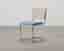 Thonet S 43 stol blå / beige