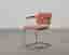 Knoll Cesca stol med armstöd röd / bok