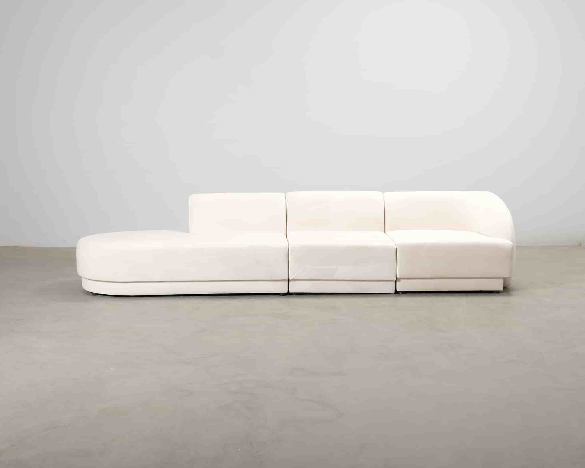 Micadoni Miley 4-sits soffa naturvit