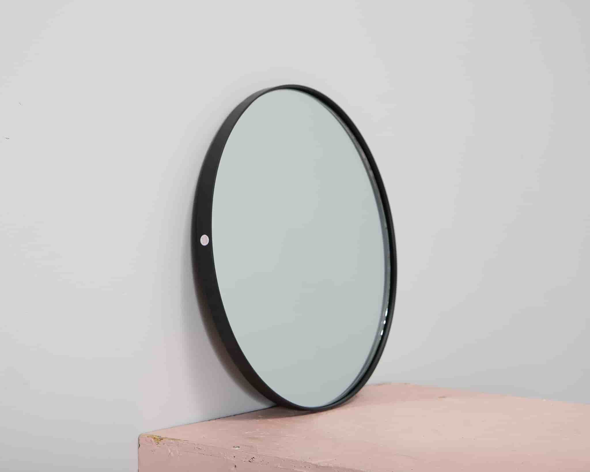 FeelDesign Reflect spegel ø 40 cm svart