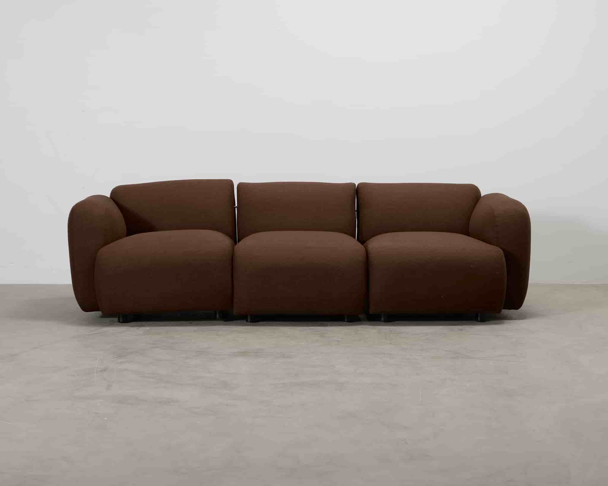Normann Copenhagen Swell 3-sits soffa brun