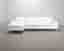 Finsoffat 4-sits divansoffa vit