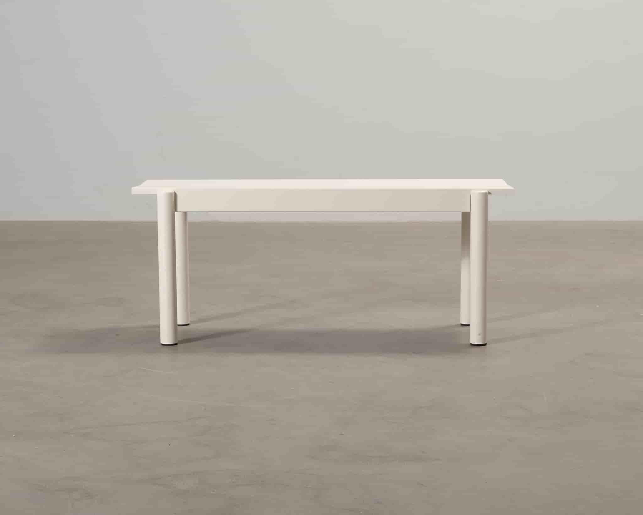 Muuto Linear Steel bänk vit 110 cm