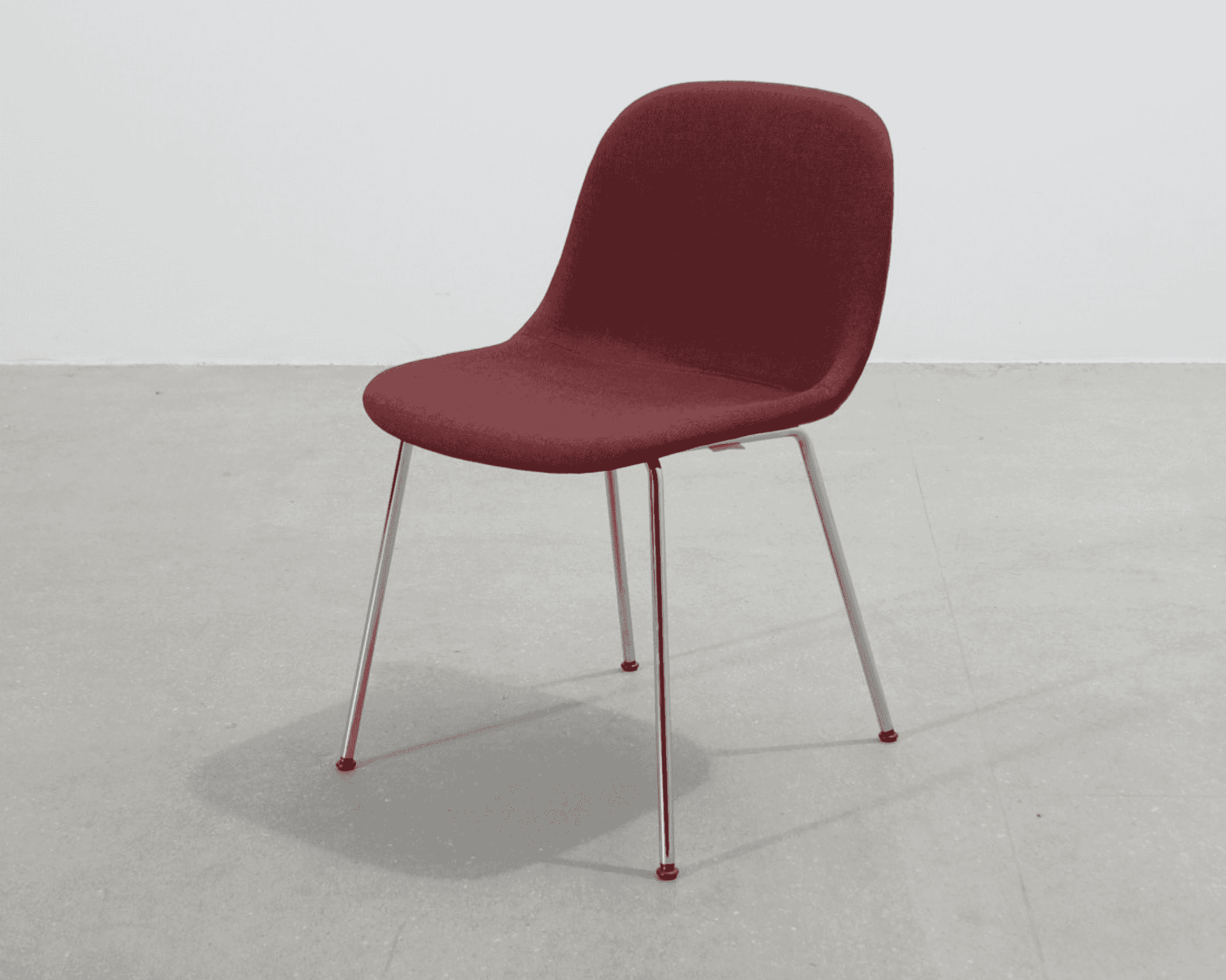 Muuto Fiber Side stol röd