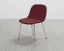 Muuto Fiber Side stol röd
