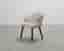 Richmond Interiors Indigo sammetsstol beige