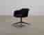 Muuto Fiber Conference Swivel fåtölj svart / mörkblå
