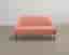 Adea Napoleon 2-sits soffa korall