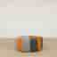 Ottoman Ribbon - Orange/Grå
