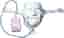 Italian Design Excellens Ansiktsmassageapparat vit