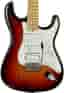 Faber FA130S-CHM-HSS Stratocaster - Mörk Körsbärssunburst Original